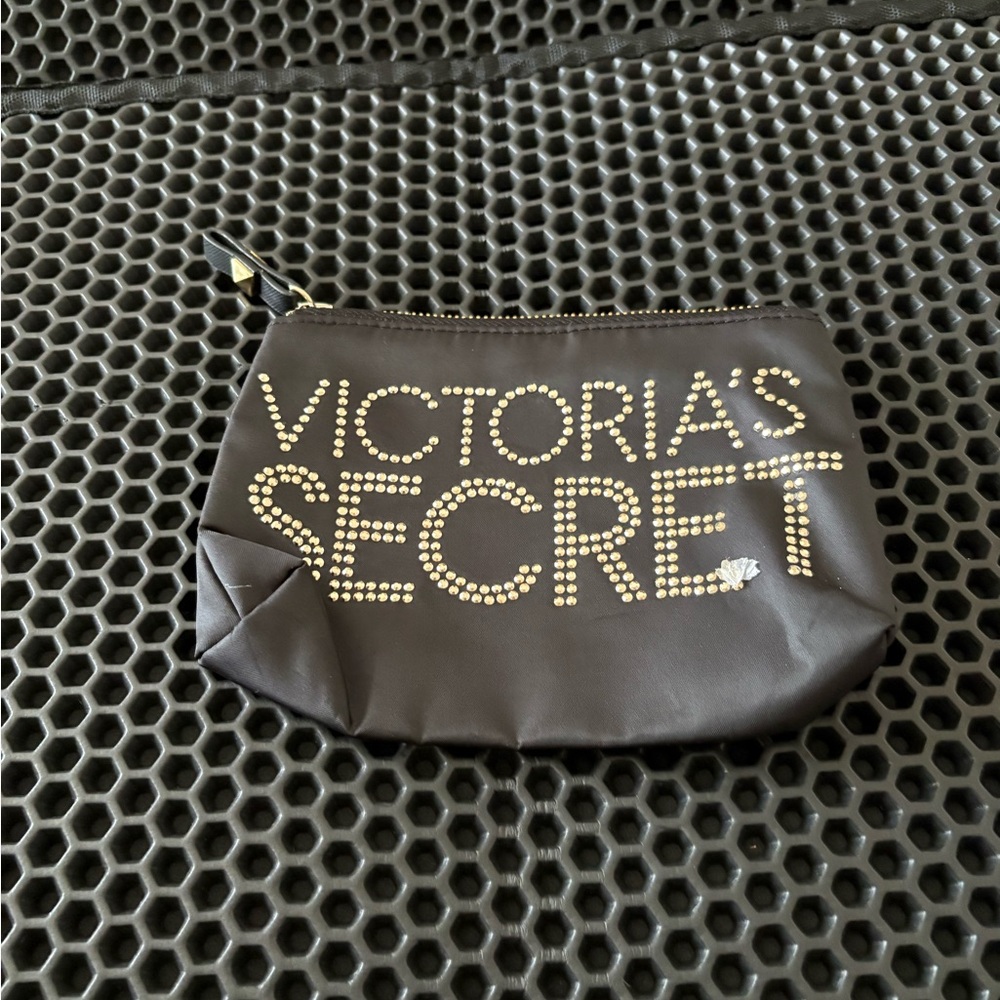 Victoria's Secret Black Cosmetic Bag